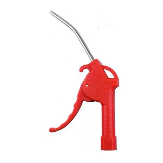  Pneumatic Dust Gun Plastic Short Mouth Red and Blue Pneumatic Dust Gun Ar-Ts Without Joint